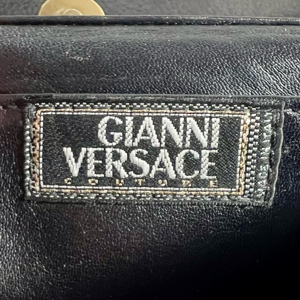 Gianni Versace Mini Leather Medusa Medallion Shoulder Bag - Picture 10 of 14